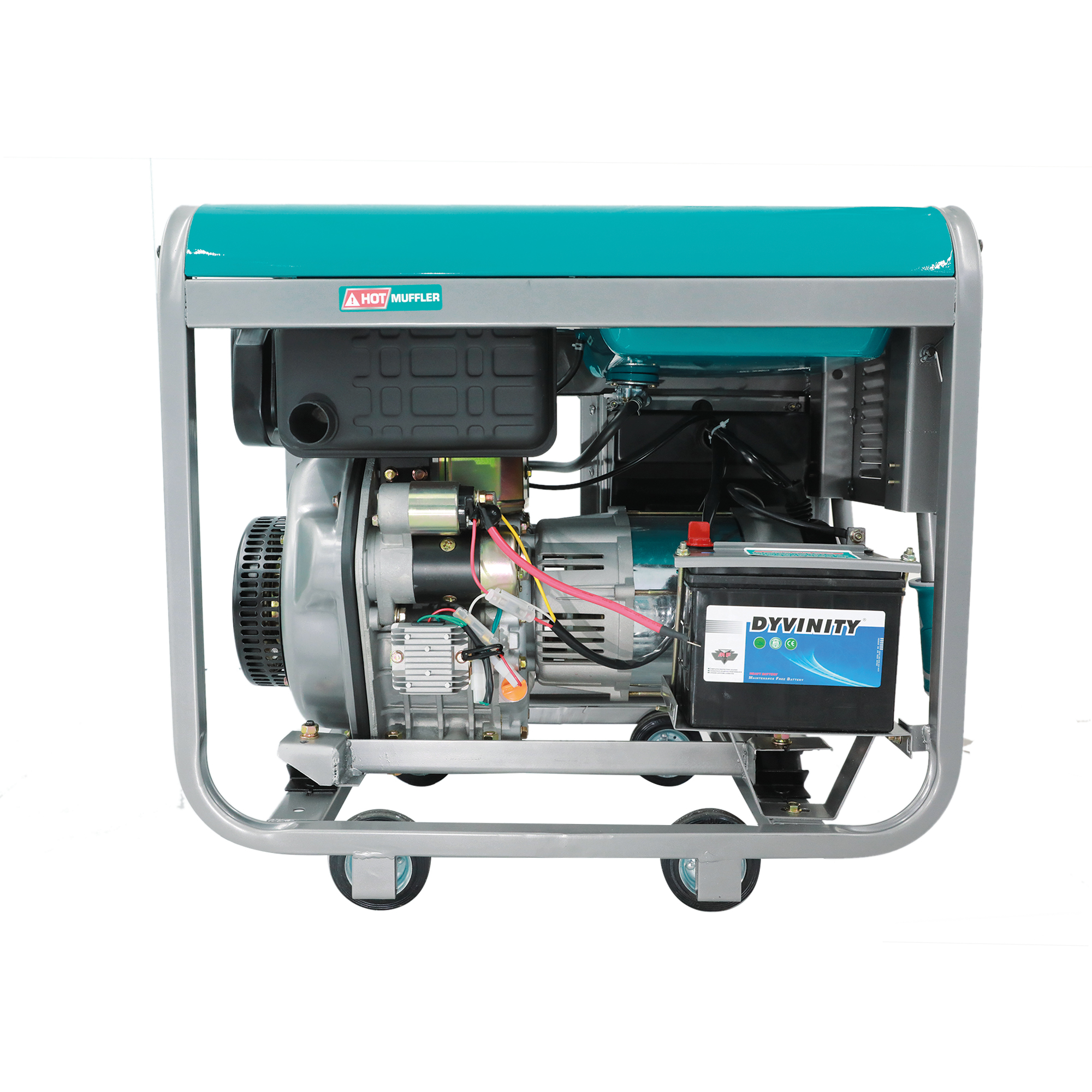 OPEN portable diesel GENERATOR 5.0 kW - Three-phase TP450003 | 5.0 kW