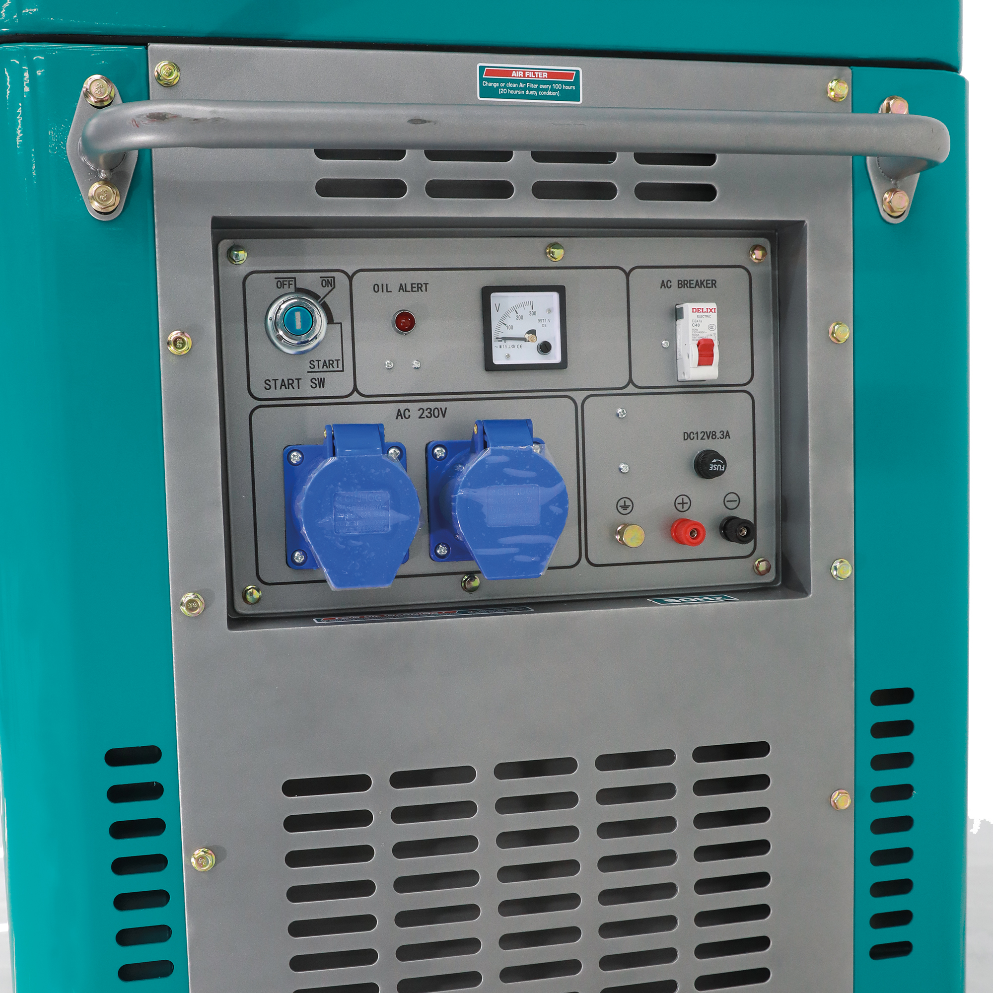 SOUNDPROOFED diesel GENERATOR 8.0 kW - Single-phase TP280001 | 8.0 kW