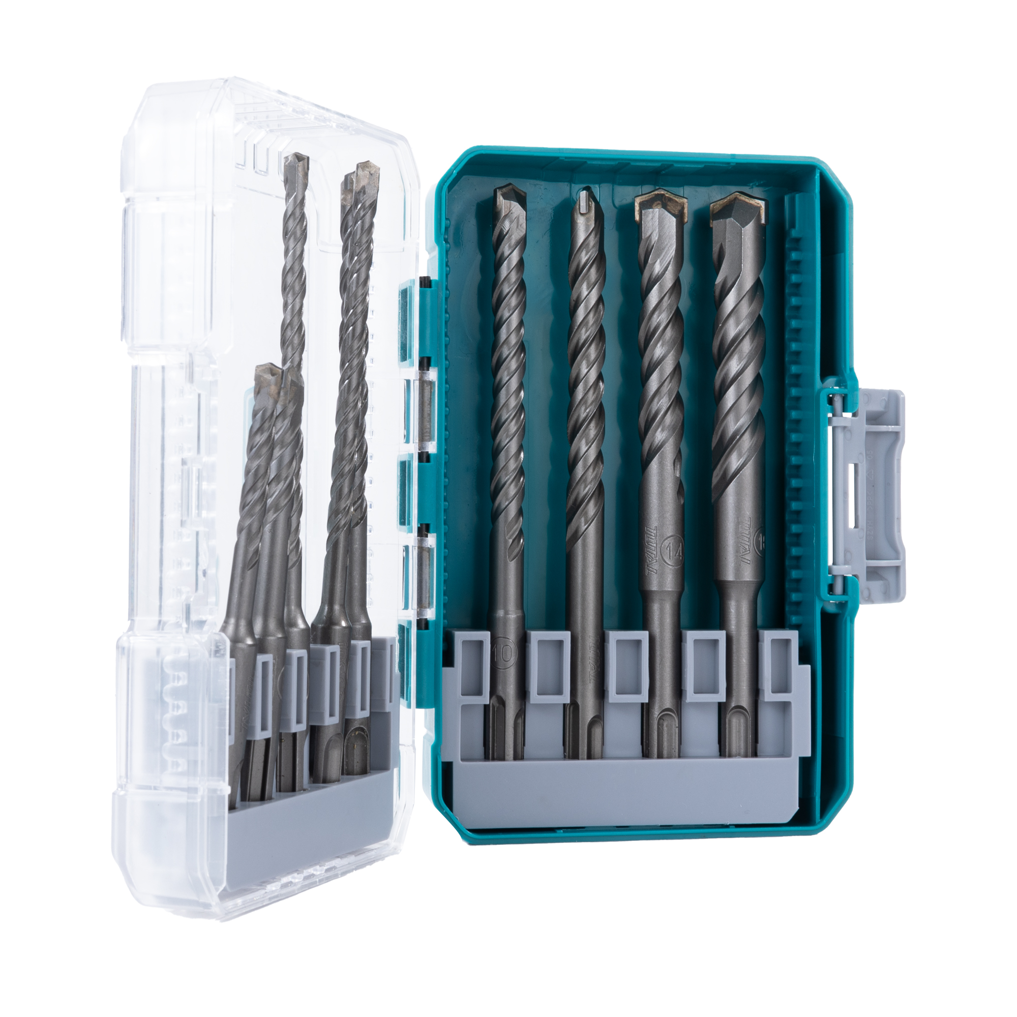 Set of 9 SDS Plus concrete drill bits TACSDL30906