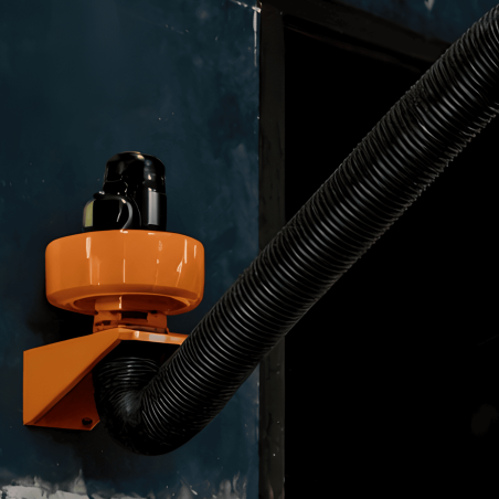 KEMPER - Welding fume extraction kit + flexible extraction arm 2 Metres