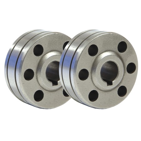 2 Feed rollers for flux-cored wire Ø 0.9 - 1.2 mm MIG welding GYS machine