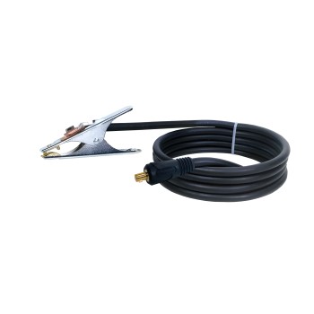 Earth clamp 250 A + 16 mm² cable - 9 mm connector