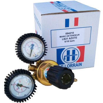 LE LORRAIN | Dual-gauge regulator for Nitrogen gas