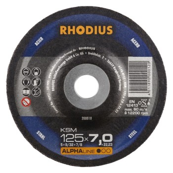 RHODIUS | Grinding wheel Ø 125 mm Rhodius