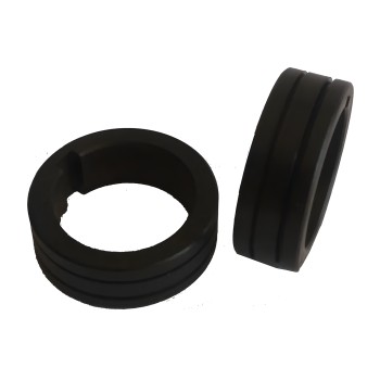 2 Ring drive rolls + key for aluminium wire