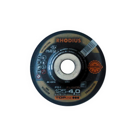 Grinding wheel for stainless steel Ø 125 mm Rhodius FS1