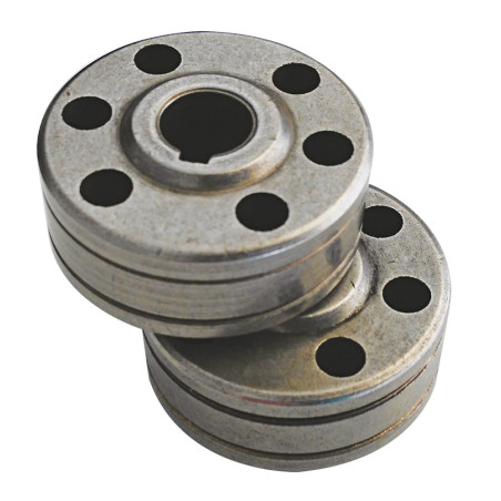 2 flux-cored wire drive rollers for DECA JOB 522-523 LAB welder