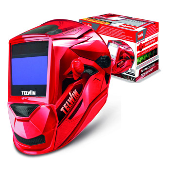 Telwin - LCD Welding Helmet VANTAGE RED XL