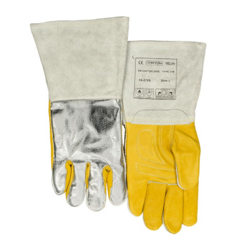 MIG-MAG Welder Gloves Wedas 10-2755 reinforced and aluminised back