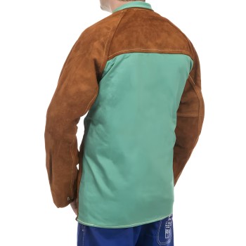 Women's welder jacket Lava Brown Weldas