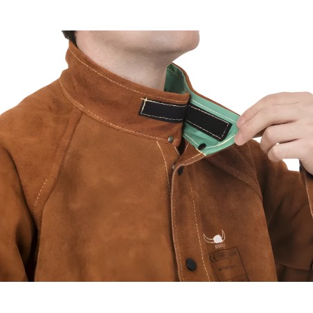 Men's welder jacket Lava Brown Weldas