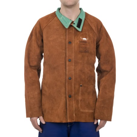 Men's welder jacket Lava Brown Weldas
