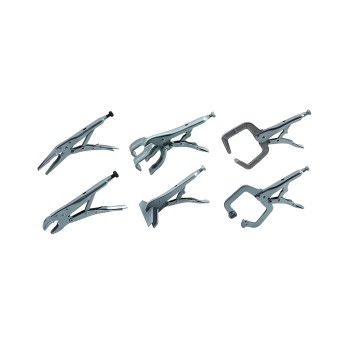 Kit of 6 clamps for automotive bodywork