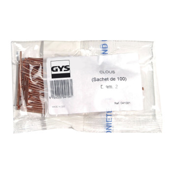 Bags of 100 nails Ø 2mm for stud welding nozzle