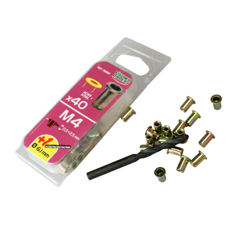 40 M4 rivet nuts