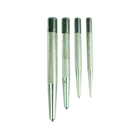 Set of 4 center punches