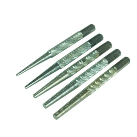Set of 5 center punches