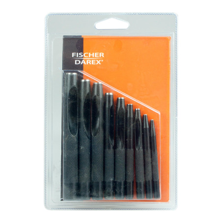 Set of 9 hole punches