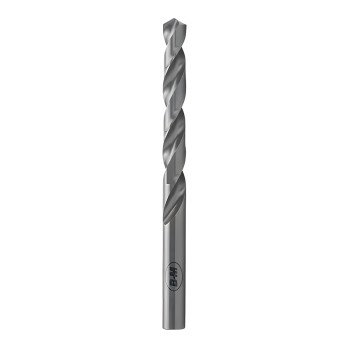 HSS ground-cut steel drill bit with cylindrical shank