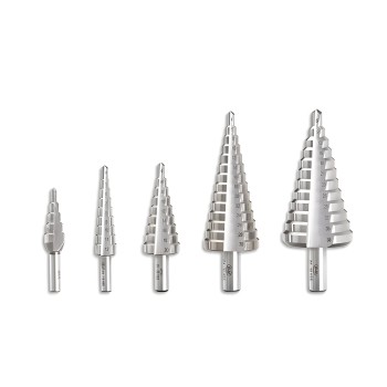 HSS step drill with straight flutes