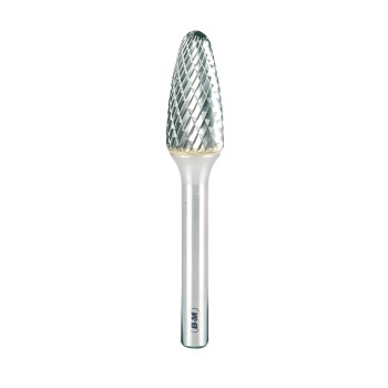 Carbide rotary burr ogive shape