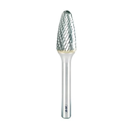 Carbide rotary burr ogive shape