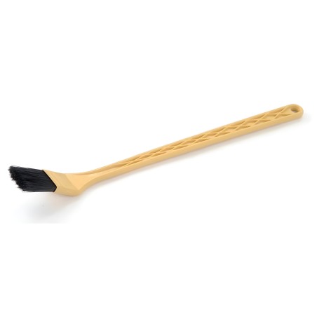 Angled anti-acid brush for stainless steel passivation