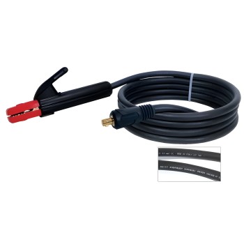 Electrode holder 200 A + 25 mm² cable connector 9 mm