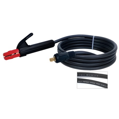 200 A electrode holder + 25 mm² cable TX 25 connector