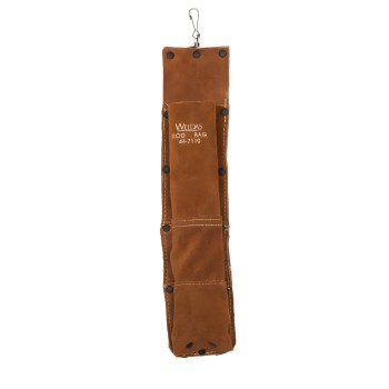 Split leather electrode holder