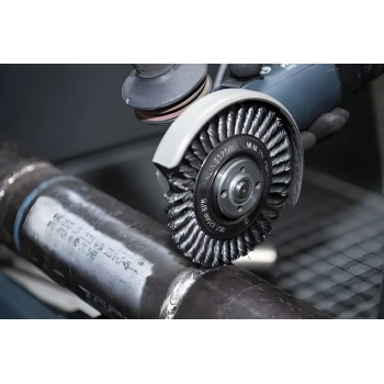 KLINGSPOR - Circular brush Ø 125 mm twisted wire - BRP 600Z