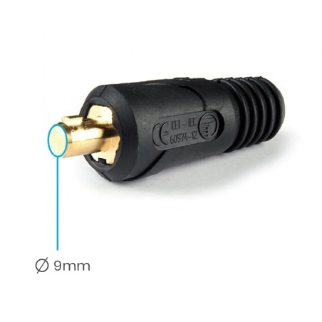 1 male quarter-turn connector 10 - 25 mm²