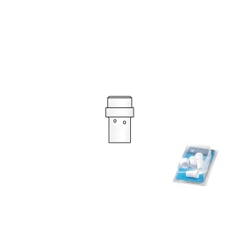 TRAFIMET - 5 ceramic gas diffusers for ERGOPLUS 36 torch