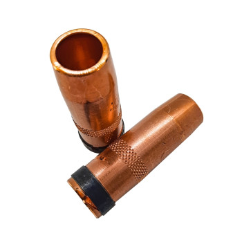 2 conical gas nozzles diameter 16 mm - Length 76 mm