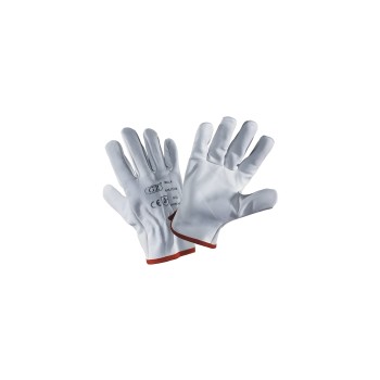 Handling gloves in split and full-grain bovine leather