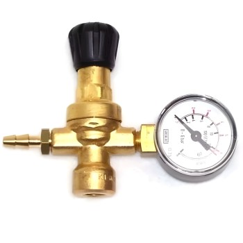 Flow meter for disposable neutral gas cylinder (Argon and Argon +CO²)