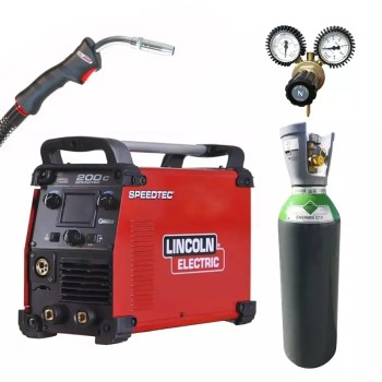 PACK: LINCOLN 200C welding machine + 3 m torch + Regulator + Gas