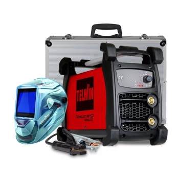 PACK: Telwin MMA 186 XT MPGE welding machine + Helmet + gloves + Apron