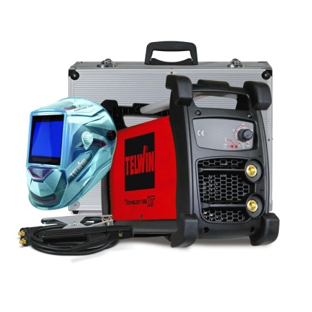 PACK: Telwin MMA 236 XT MPGE welding machine + Welding helmet + gloves + Apron