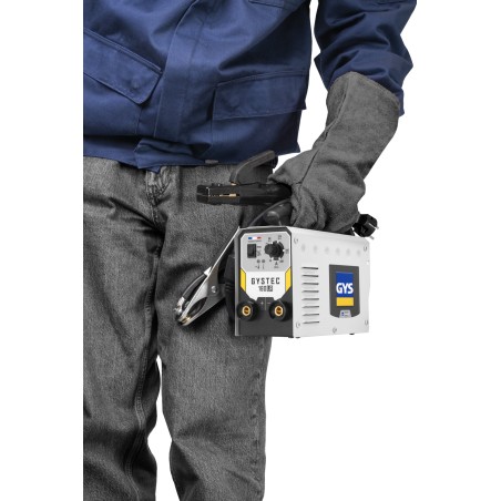 GYSTEC 180 LA MMA Welding Machine with mask