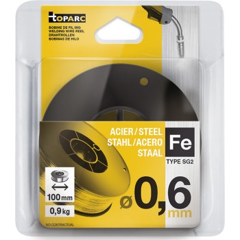GYS - Steel Wire Spool SG2 Ø 0.6mm - D100 - 0.9kg