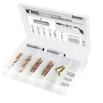 Accessory kit for MIG torch MB 36 350A