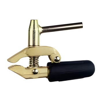 600 A screw-on earth clamp