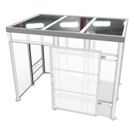 Roof module for 3x4m laser enclosure