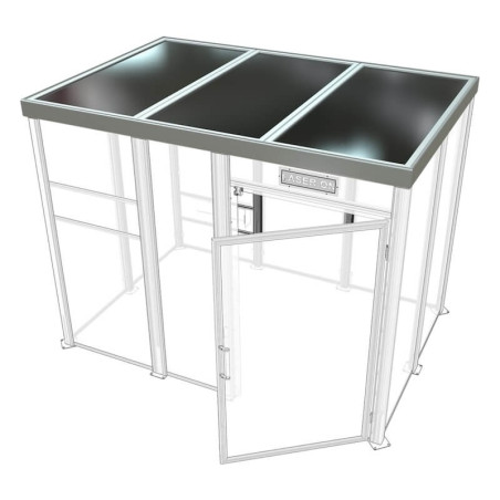 Roof module for 4x4m laser enclosure