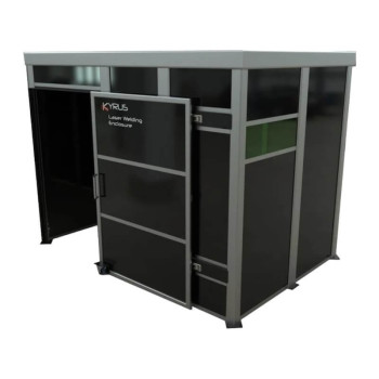 Class 4 laser welding booth - 3x3m with sliding door