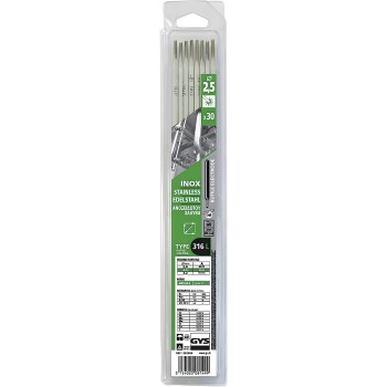 Pack of 30 INOX 316L Ø 2.5 mm electrodes GYS
