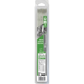 Pack of 8 Stainless Steel 316L Electrodes Ø 3.2 mm GYS