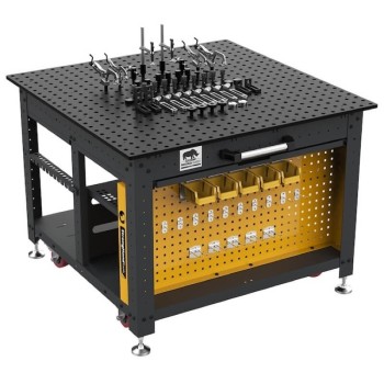 STRONG AND TOOLS | Rhino Cart welding table 120 X 120 cm + 66 pcs