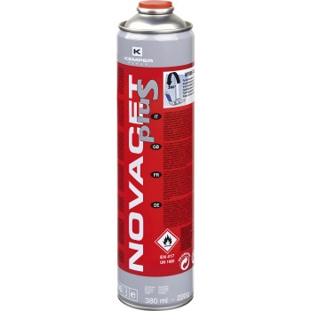 Novacet all-positions gas cartridge - 380 ml